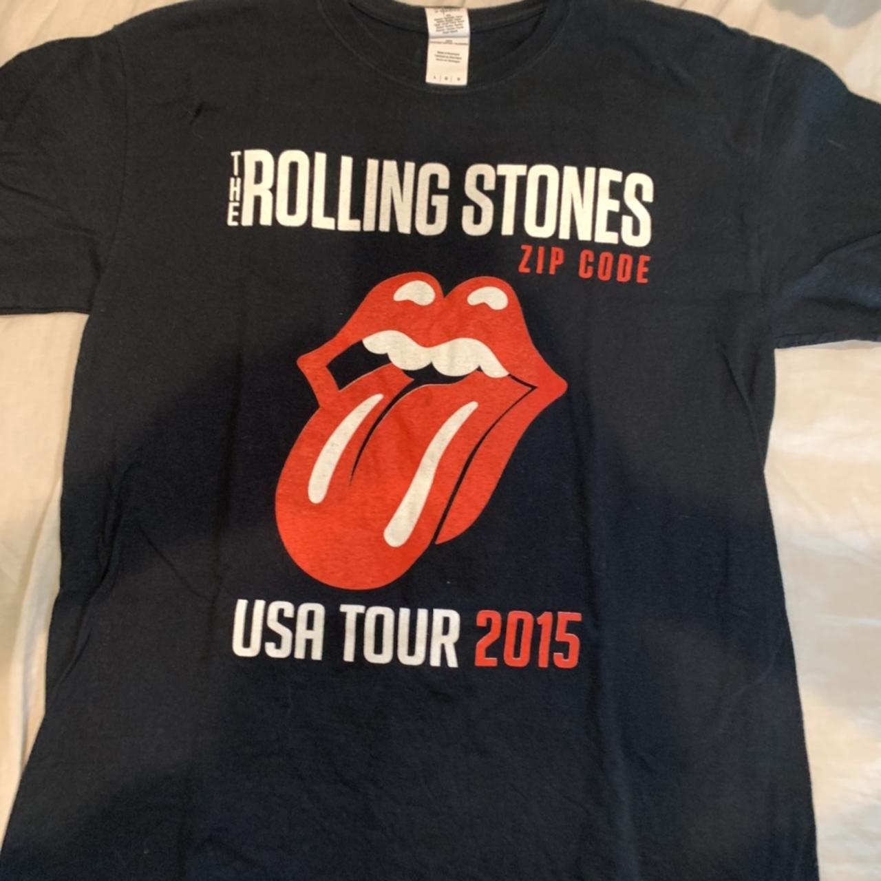 Rolling Stones Zip Code tour shirt from 2015. Depop
