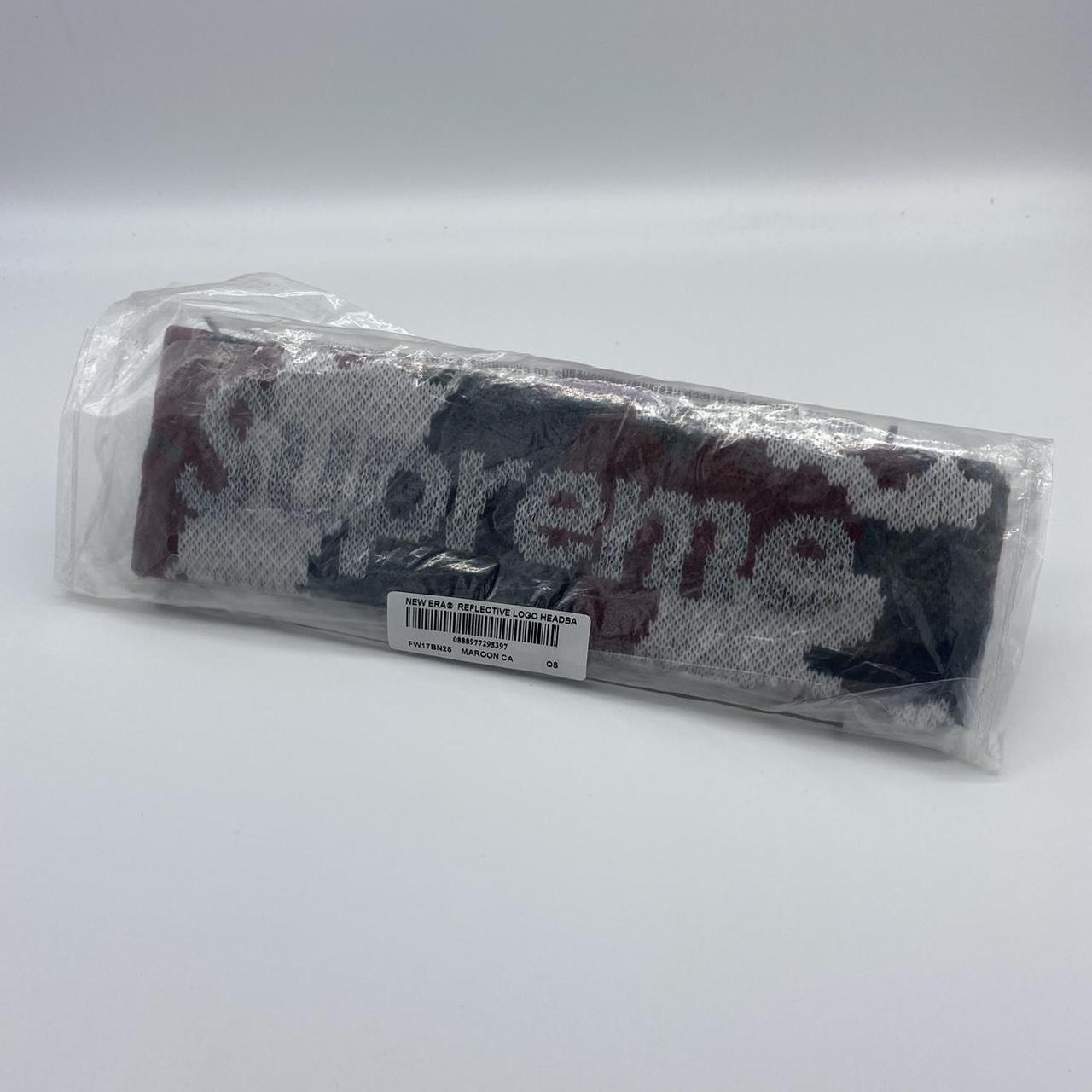 Supreme New Era Reflective Logo Headband Blue 青 ヘアバンド