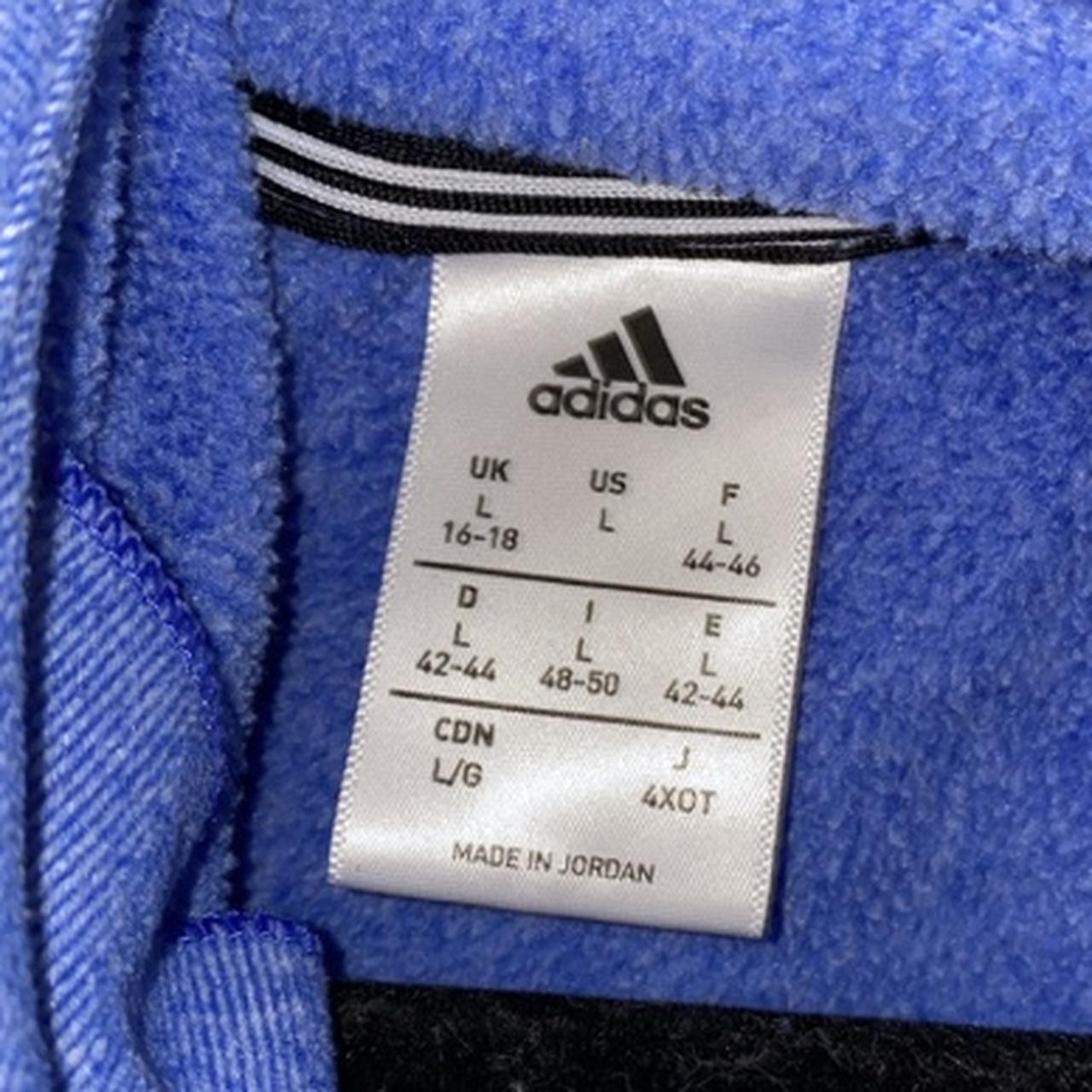 Ladies blue adidas online hoodie