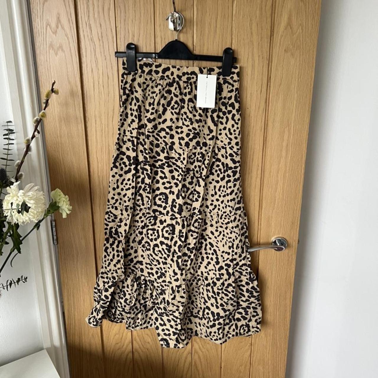 Faithfull leopard 2024 wrap skirt