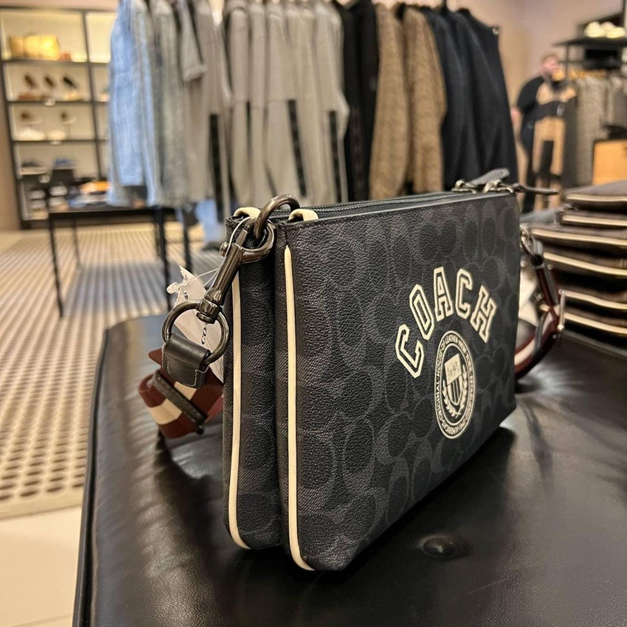 Coach Women's Blue and White Bag (2)
