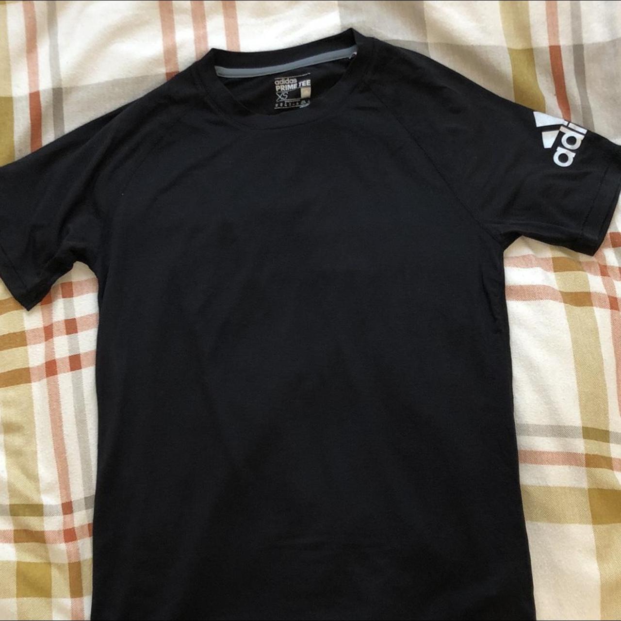 Black adidas gym Tshirt. Fits S/XS Depop