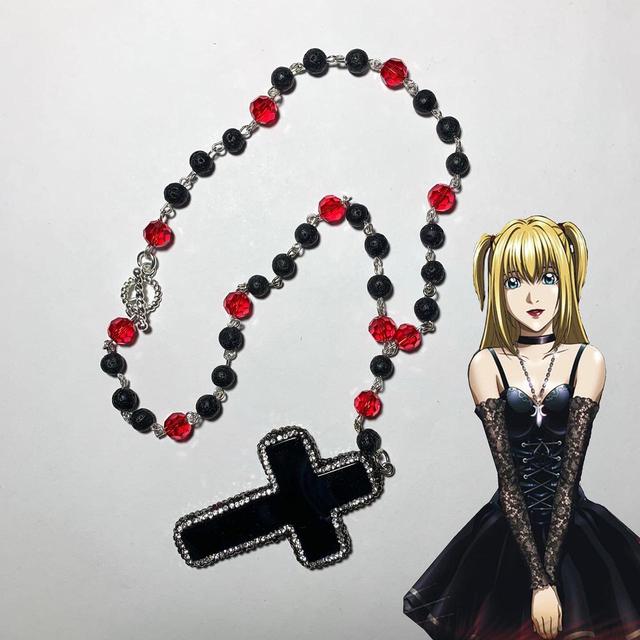 Misa Amane Cross Necklace handmade 3 inch... - Depop