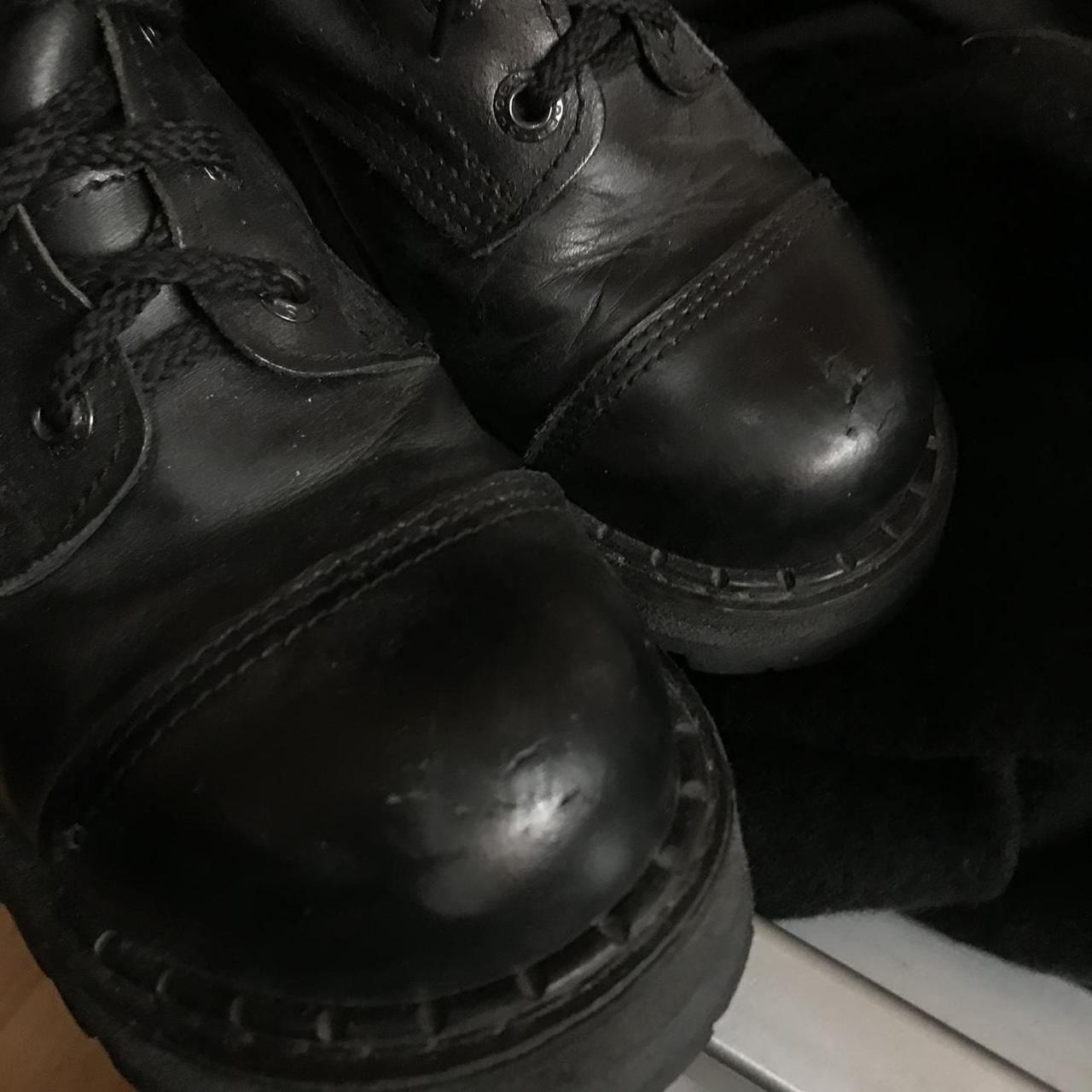 ranger black combat boots unisex size fits 39 (UK... Depop