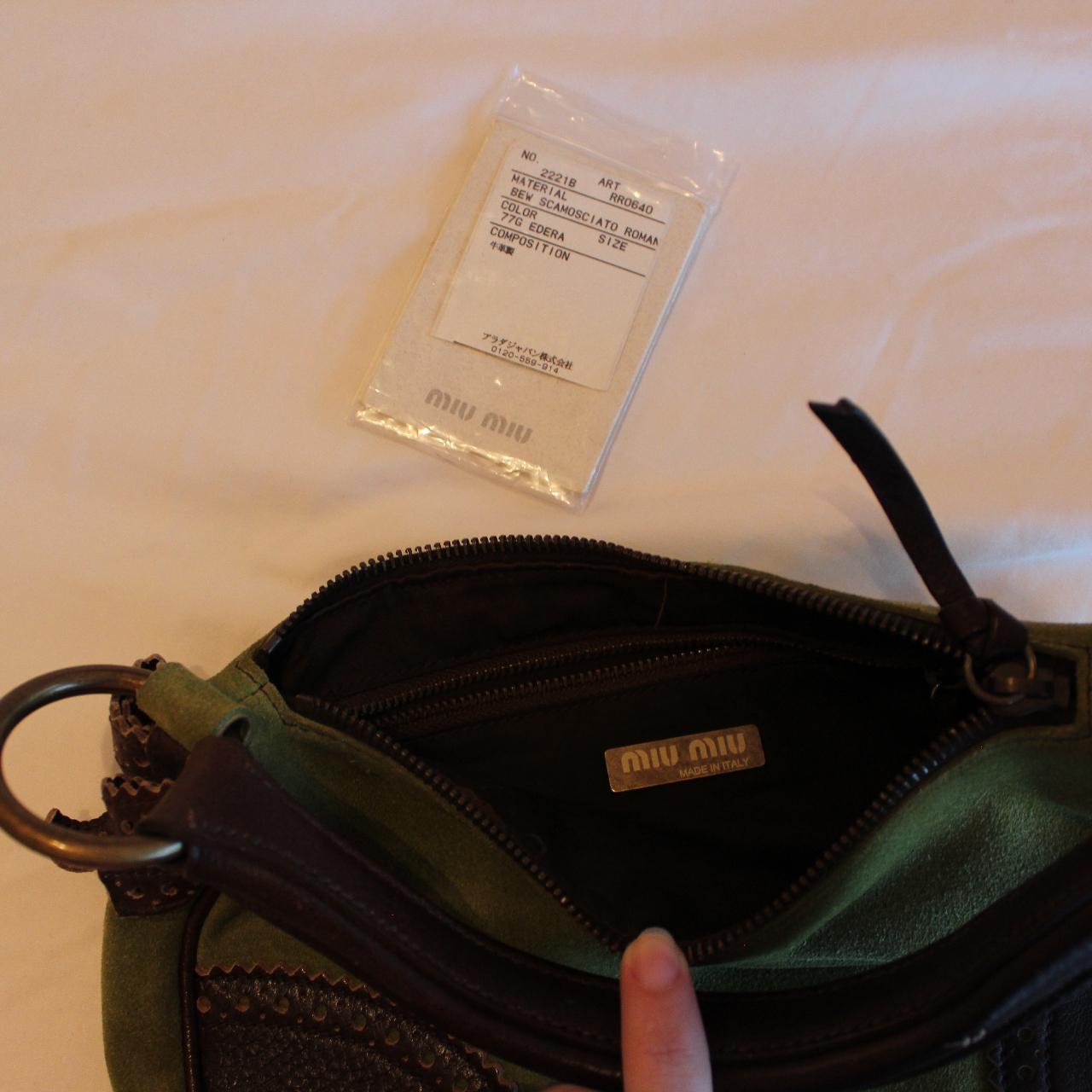 Miu Miu Women's Green and Brown Bag (3)