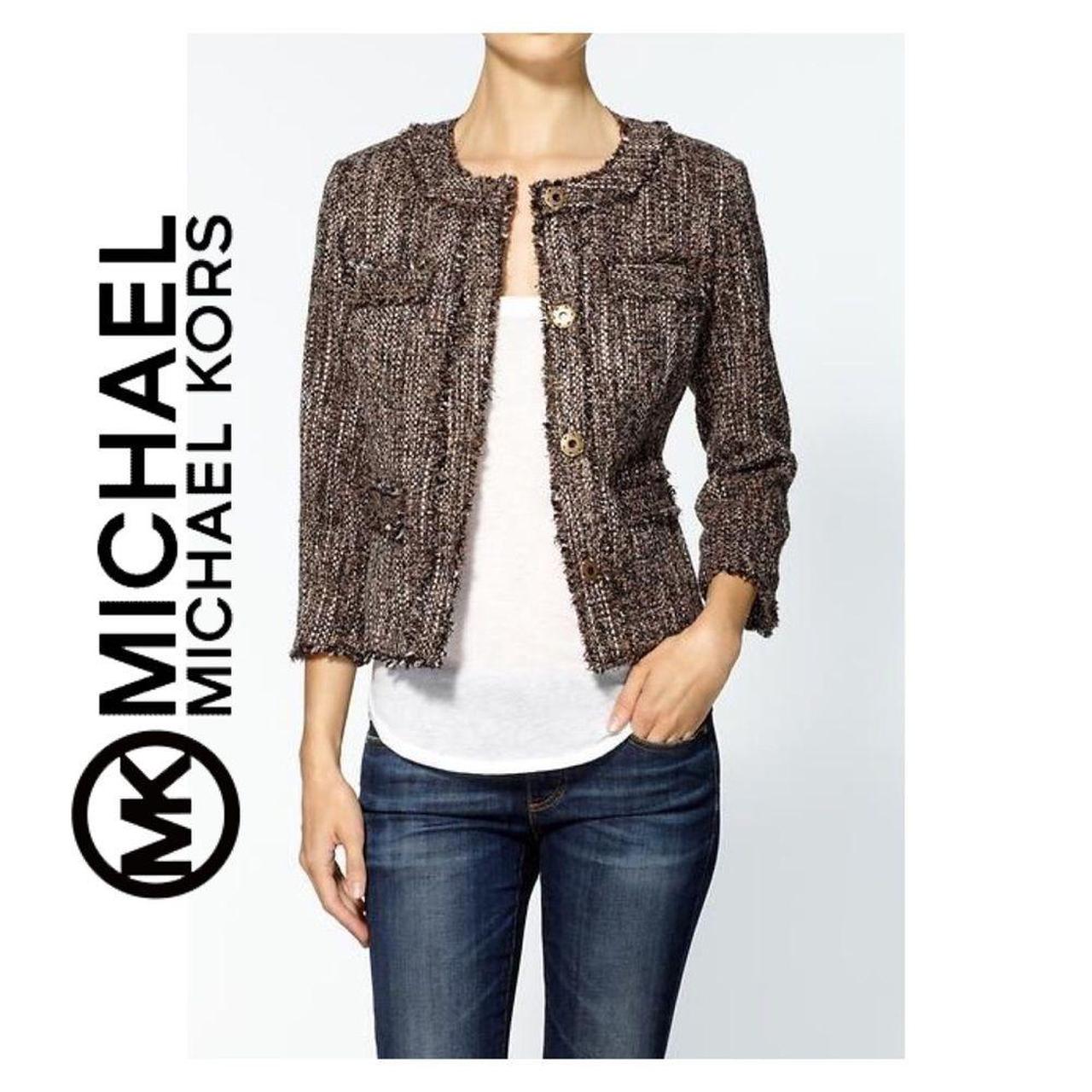 michael kors tweed jacket