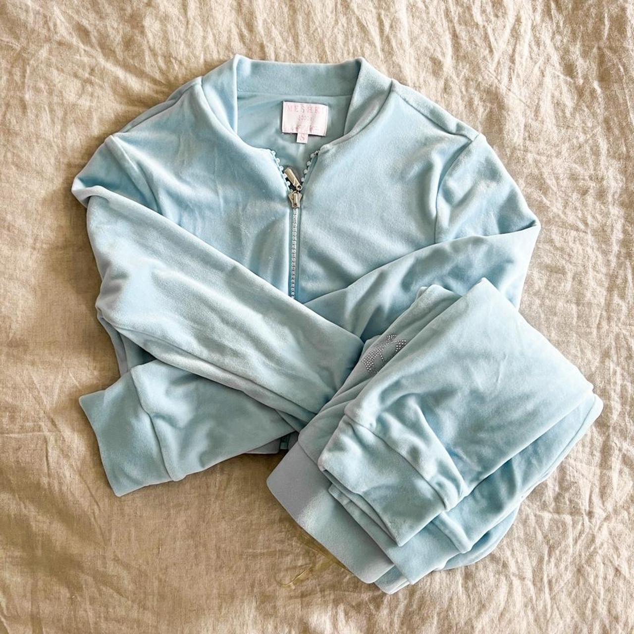 Meshki Gretchen Velvet Y2K Tracksuit Set (Sweater &... Depop