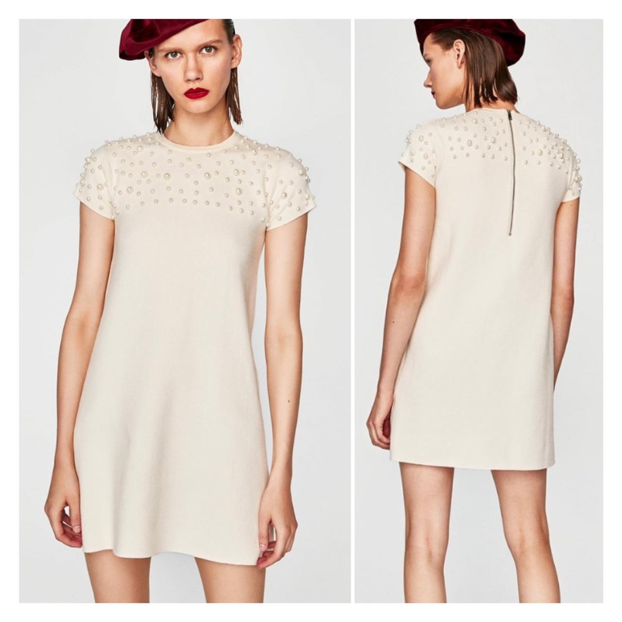 Pearl on sale dress zara