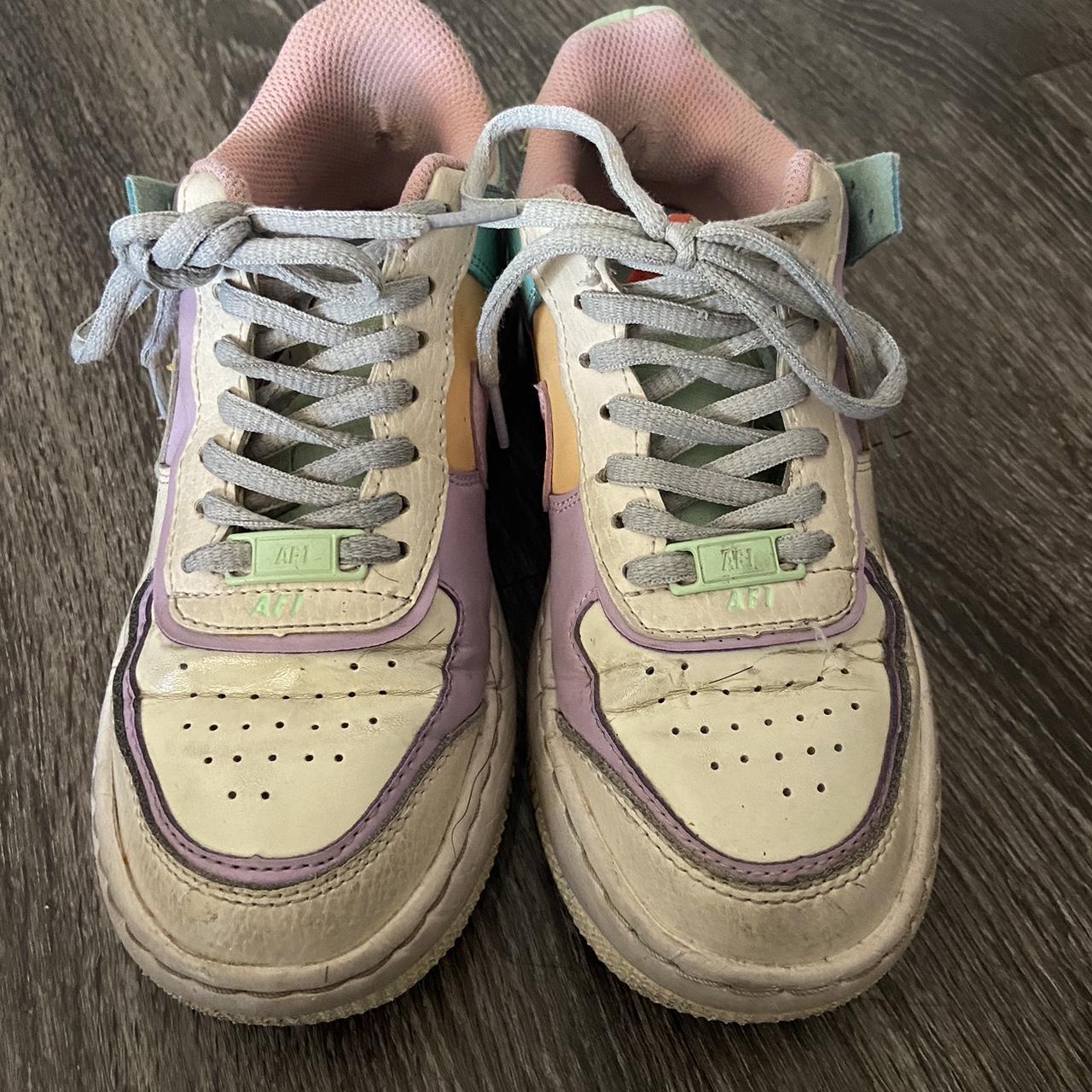 multicoloured nike trainers womens