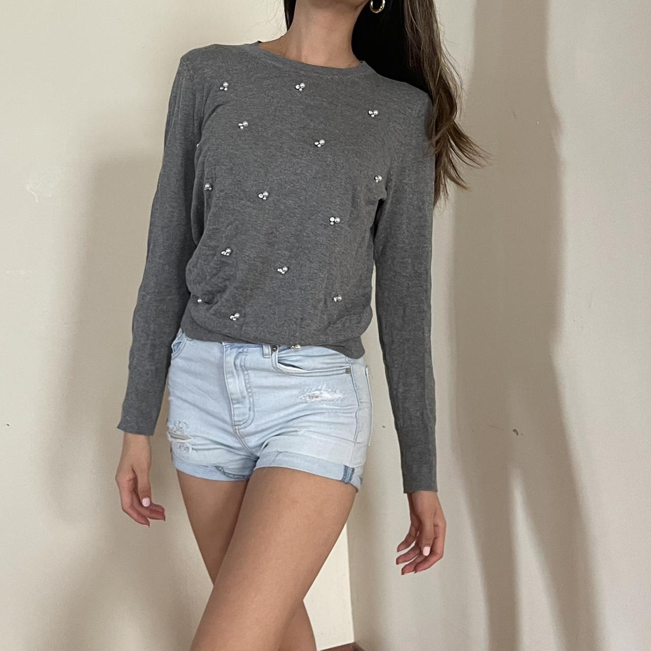 Ann taylor grey outlet sweater