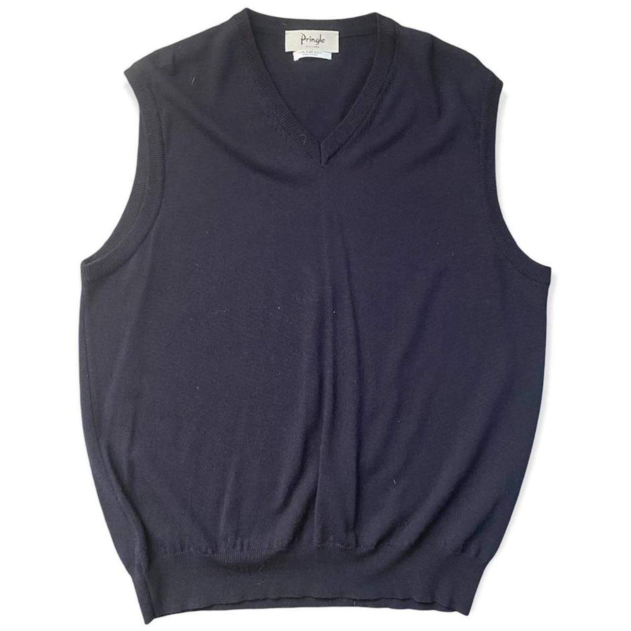 Product Image 1 - 100% wool Sweater vest. Black