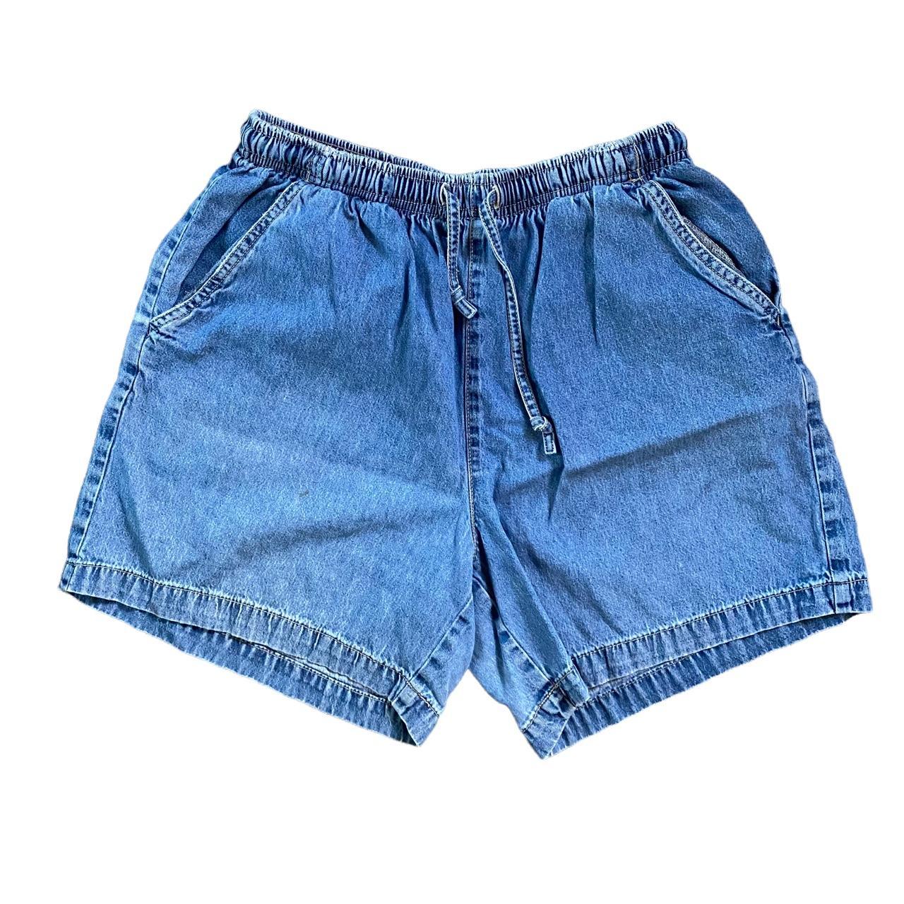 Erika & Co. Women's Blue Shorts Depop