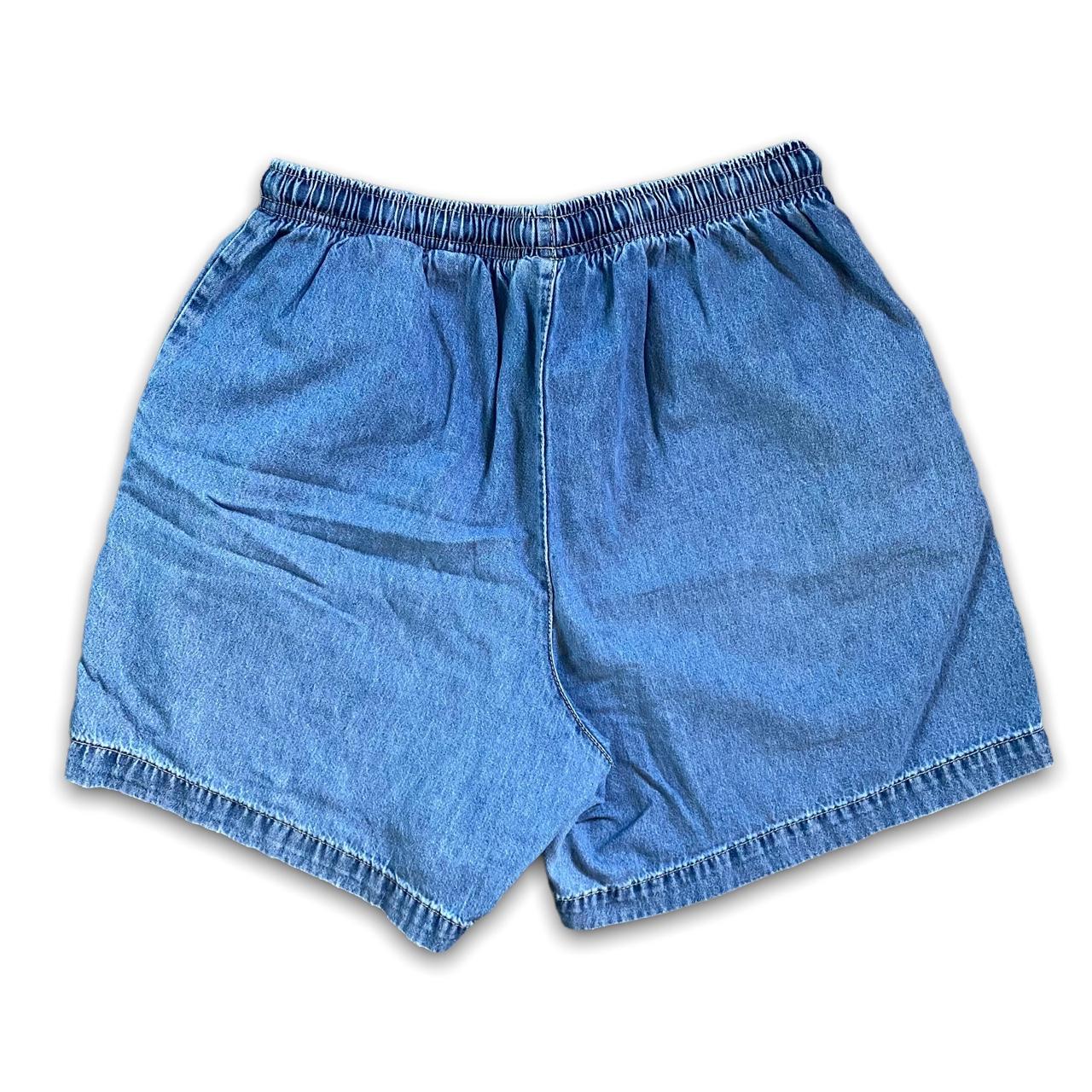 Erika & Co. Women's Blue Shorts Depop