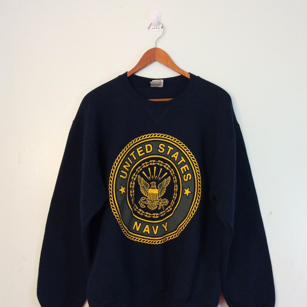 💥 Vintage Soffe United States Navy sweatshirt Size... - Depop