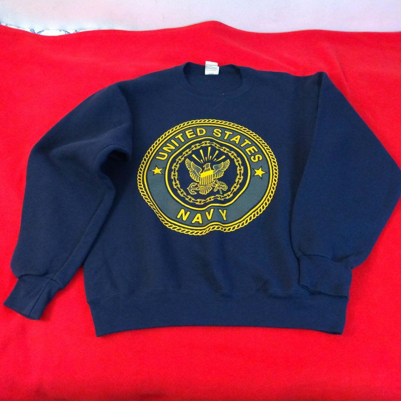 💥 Vintage Soffe United States Navy sweatshirt Size... - Depop