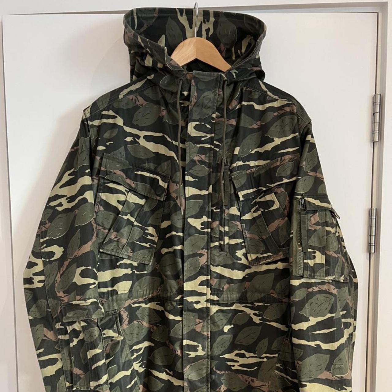 Maharishi camouflage hooded parker style coat.... - Depop