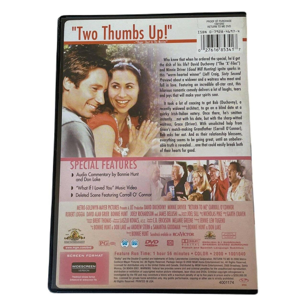Product Image 4 - Return to Me (DVD, 2006).