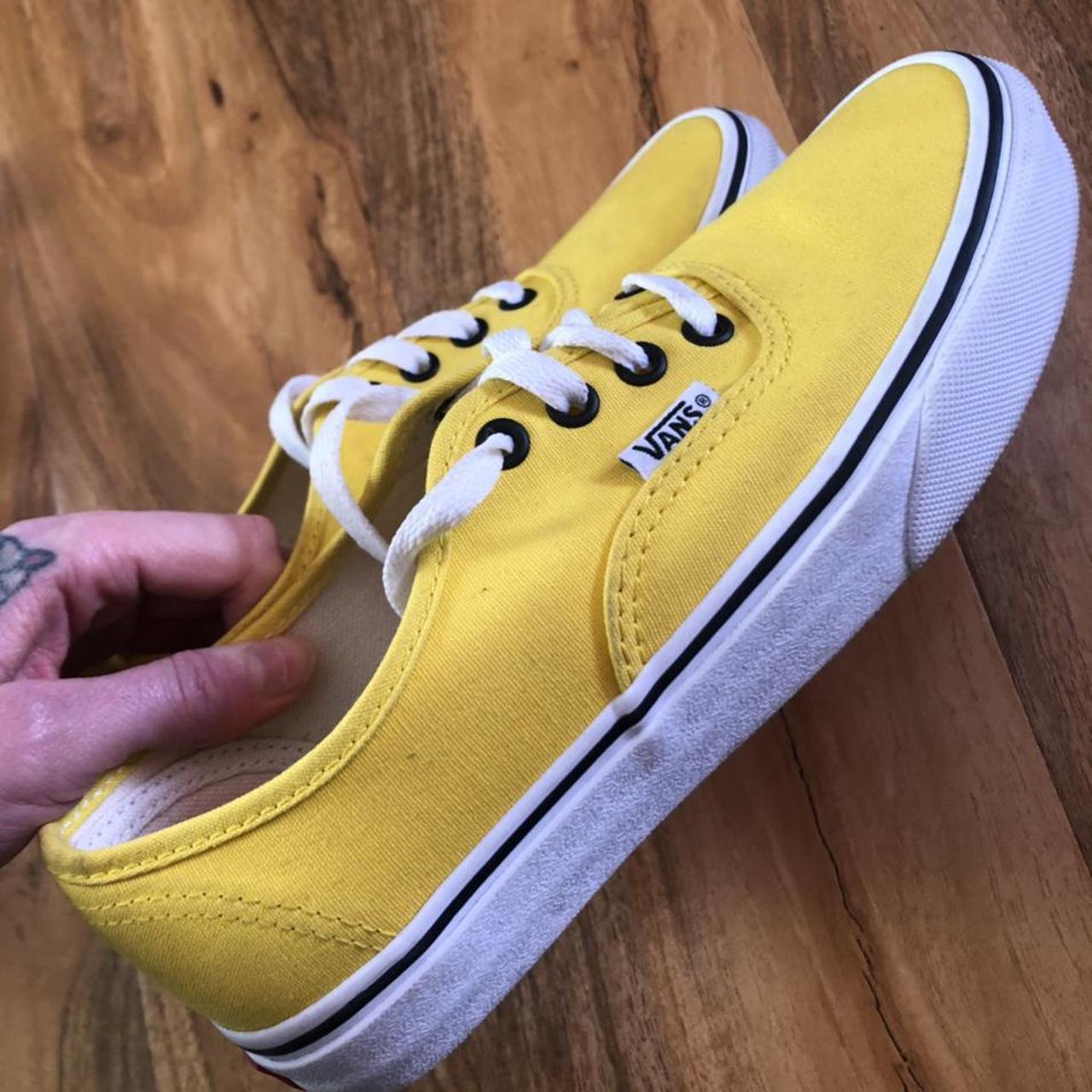 Yellow deals vans custom