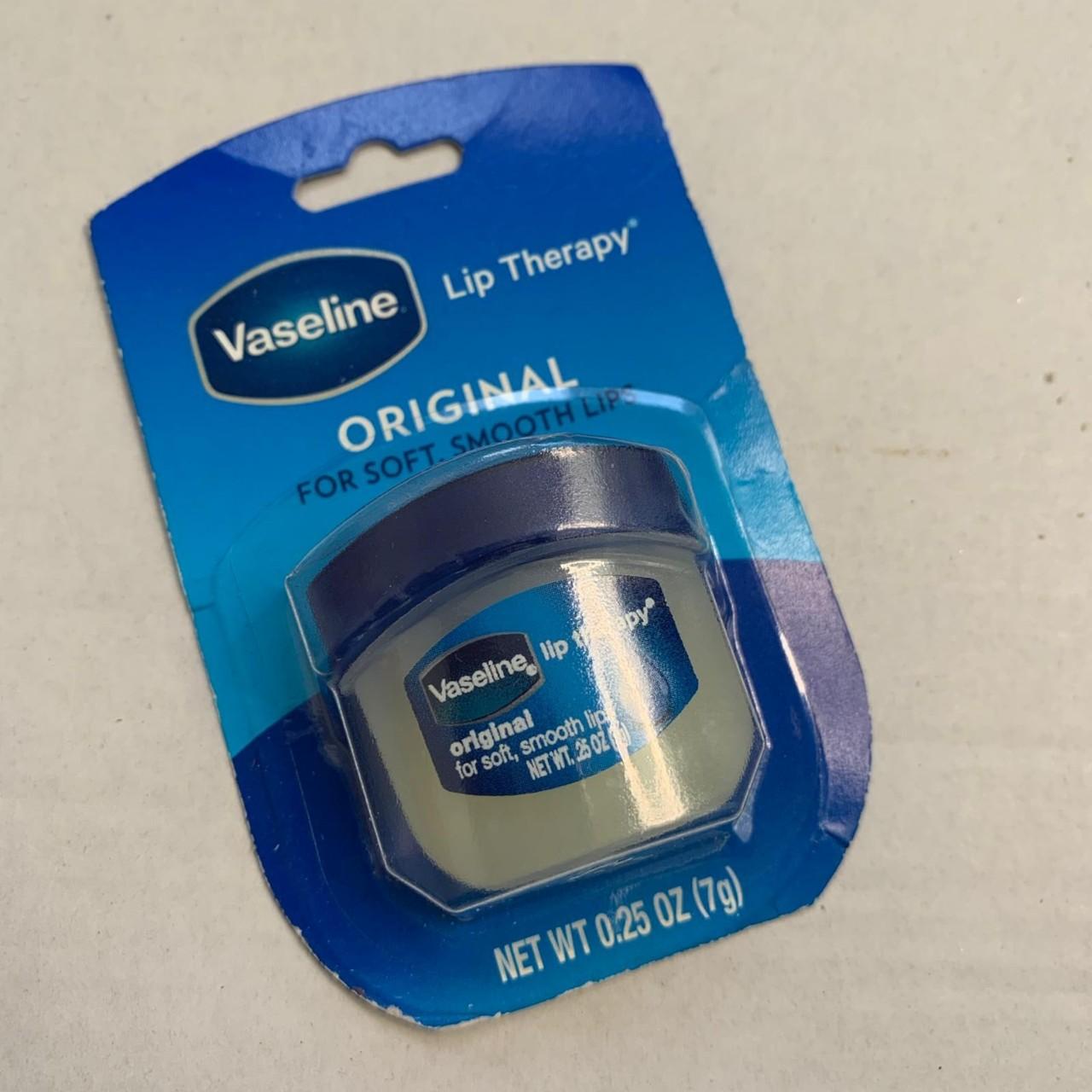 Mini Vaseline Original vaseline / Rosy lips vasaline... - Depop