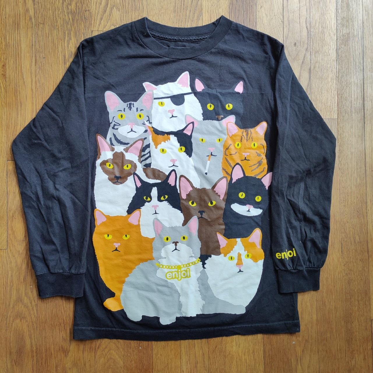 Enjoi cat t shirt best sale