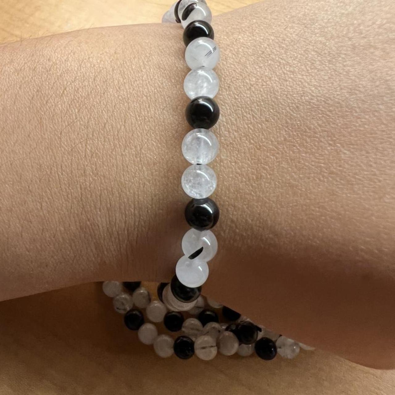 Tourmalinated quartz helps protect form negative... Depop