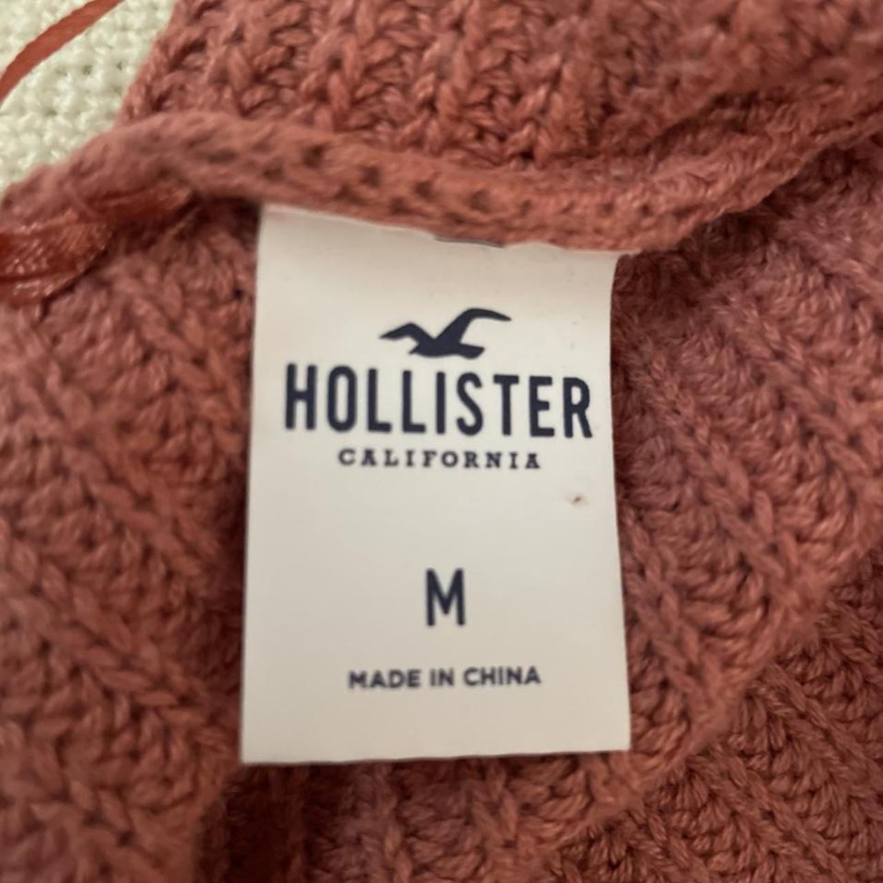 Hollister rusty pink summer weight jumper - size M.... - Depop