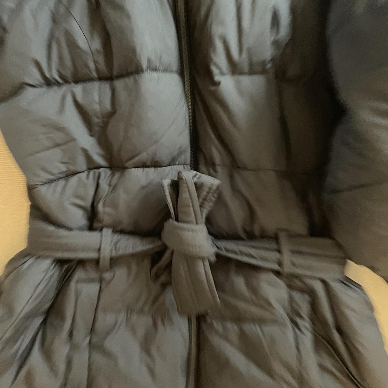 Hollister Co. Women's Grey Coat | Depop