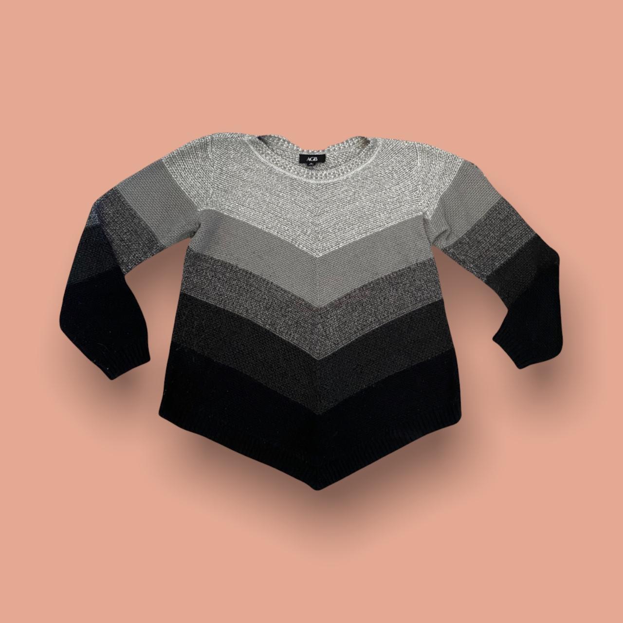 Product Image 1 - multi colored sweater. bottom hem