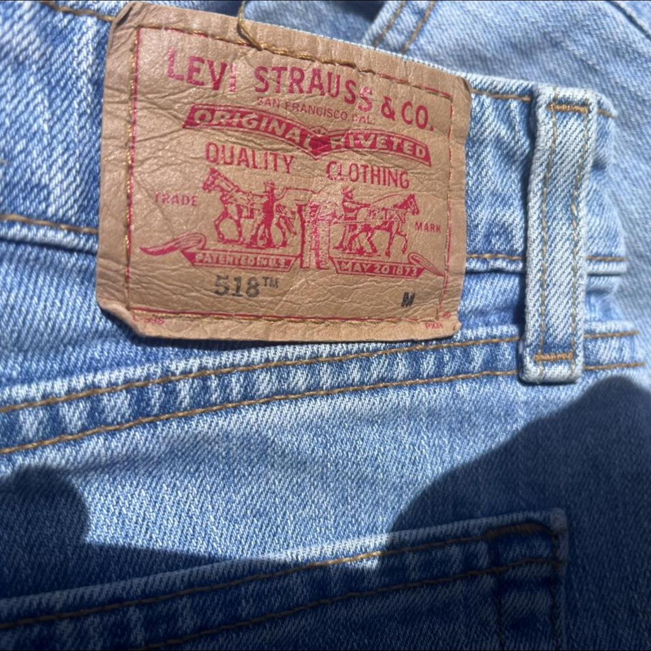 Levis 518 Medium JR 11. Smoke free home. Bootcut... - Depop