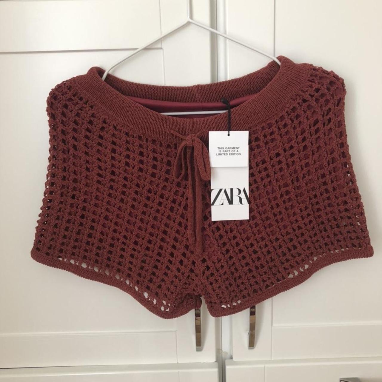 BNWT Zara Limited Edition Crochet Shorts Size S