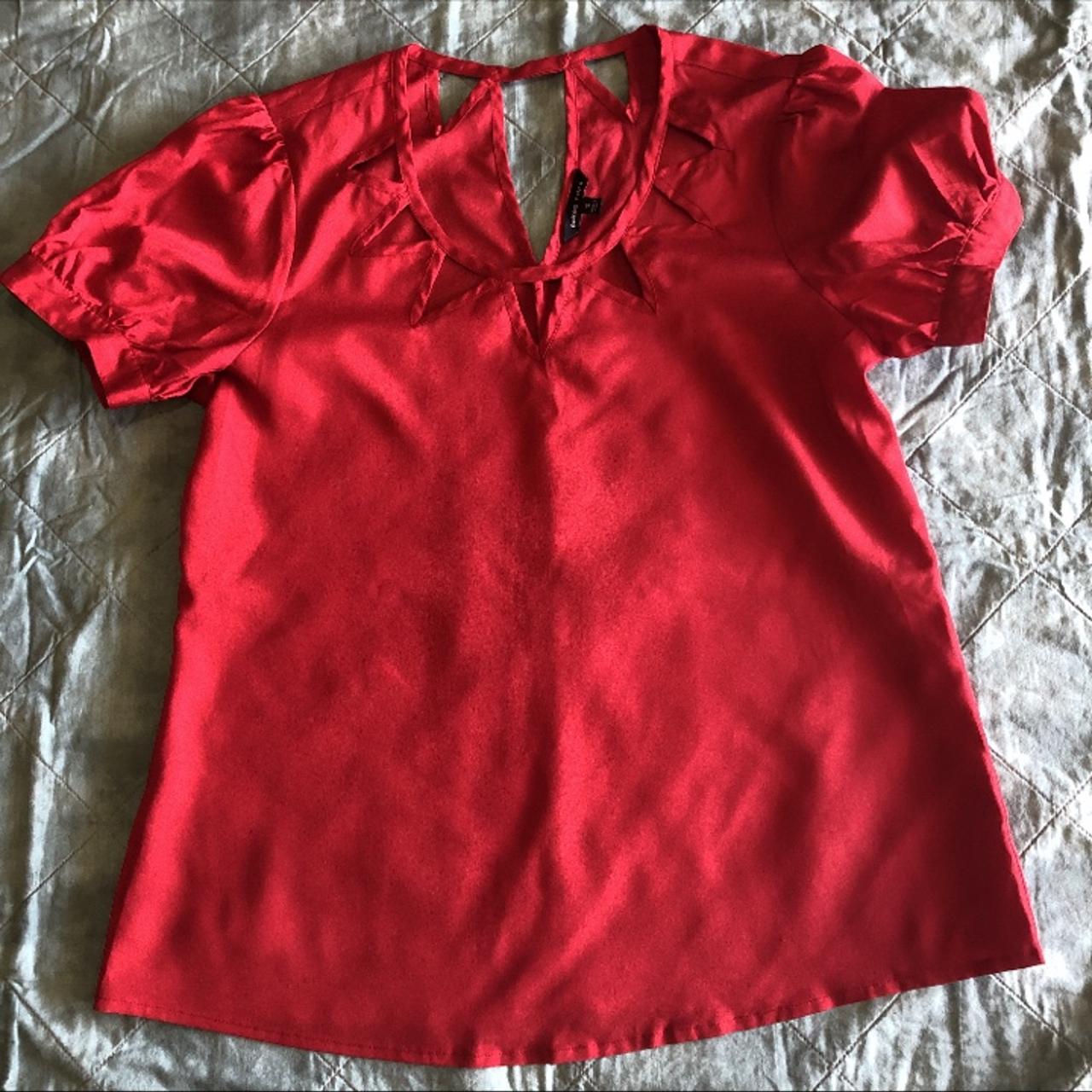 Women's Red Blouse | Depop