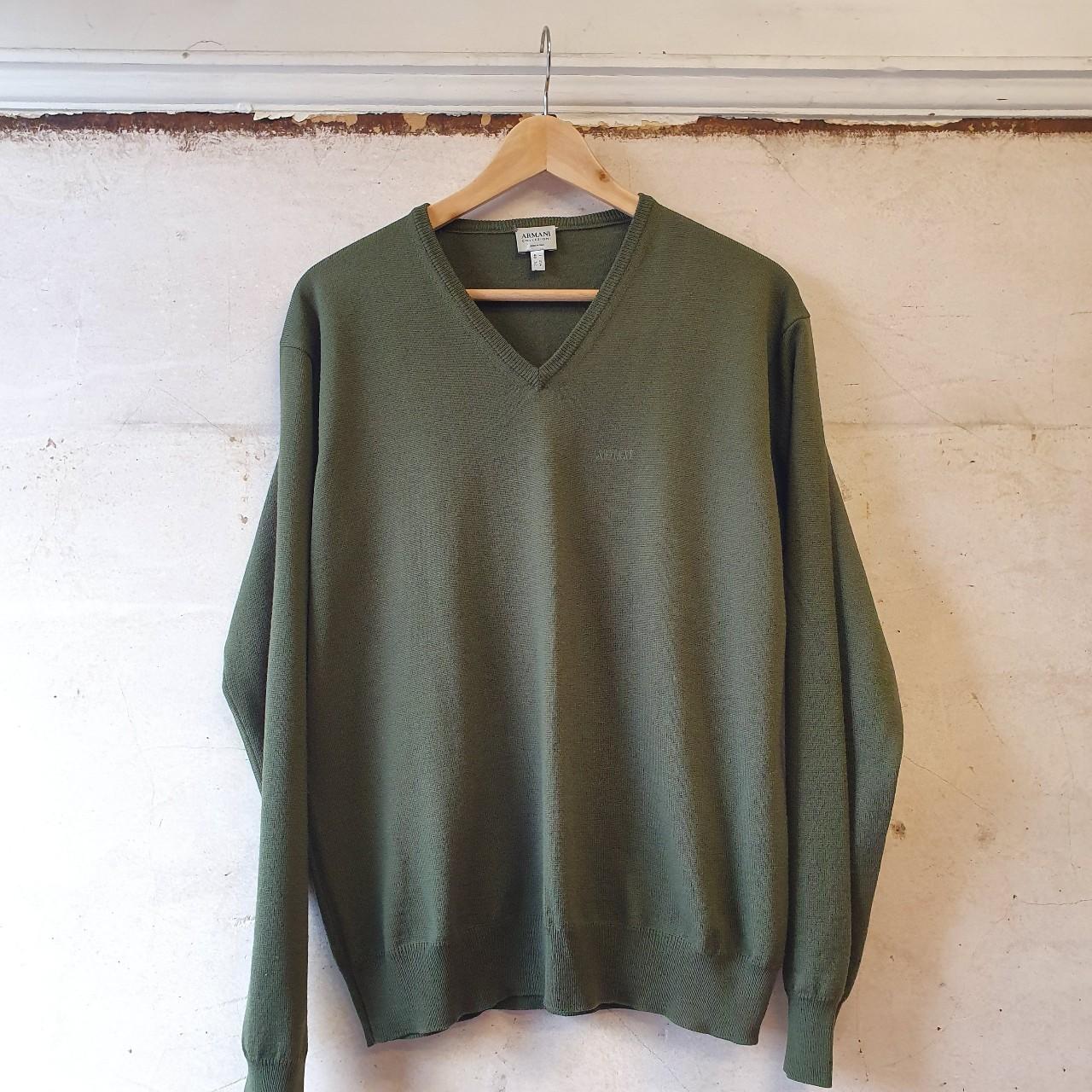 Armani on sale khaki jumper