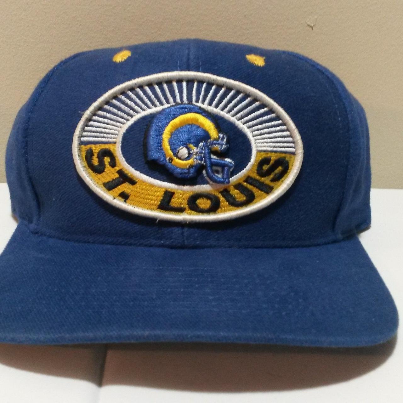 Vintage St. Louis Rams Snapback Hat Puma Tag Snaps - Depop