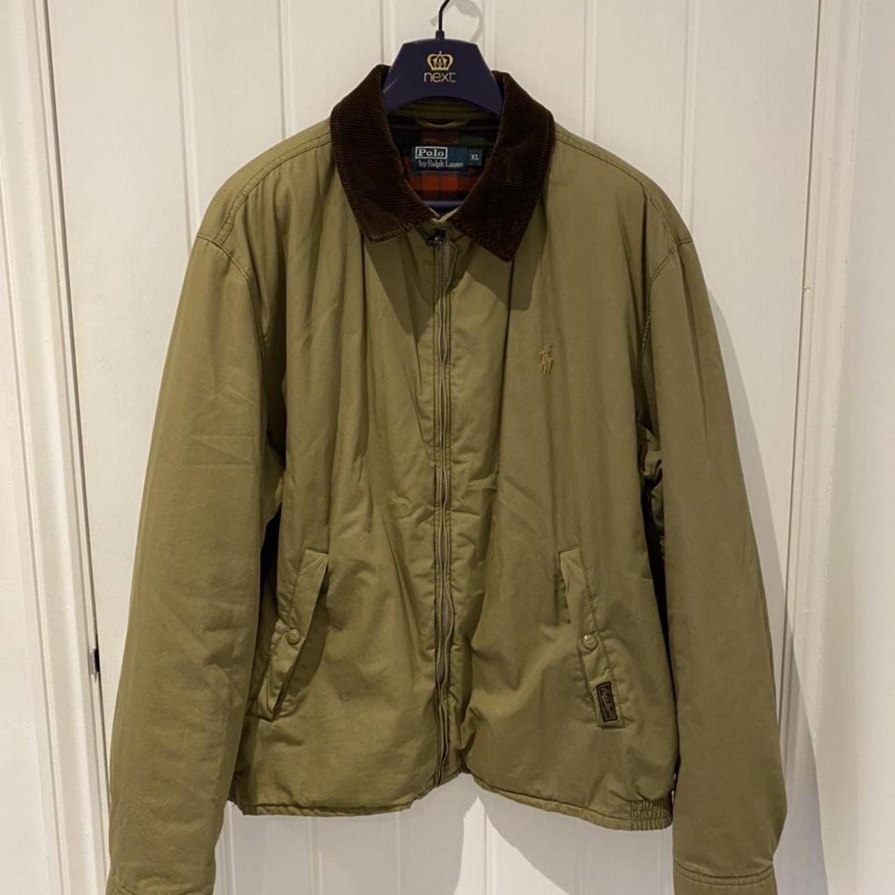 Polo Ralph Lauren | Khaki coat, brown corduroy... - Depop