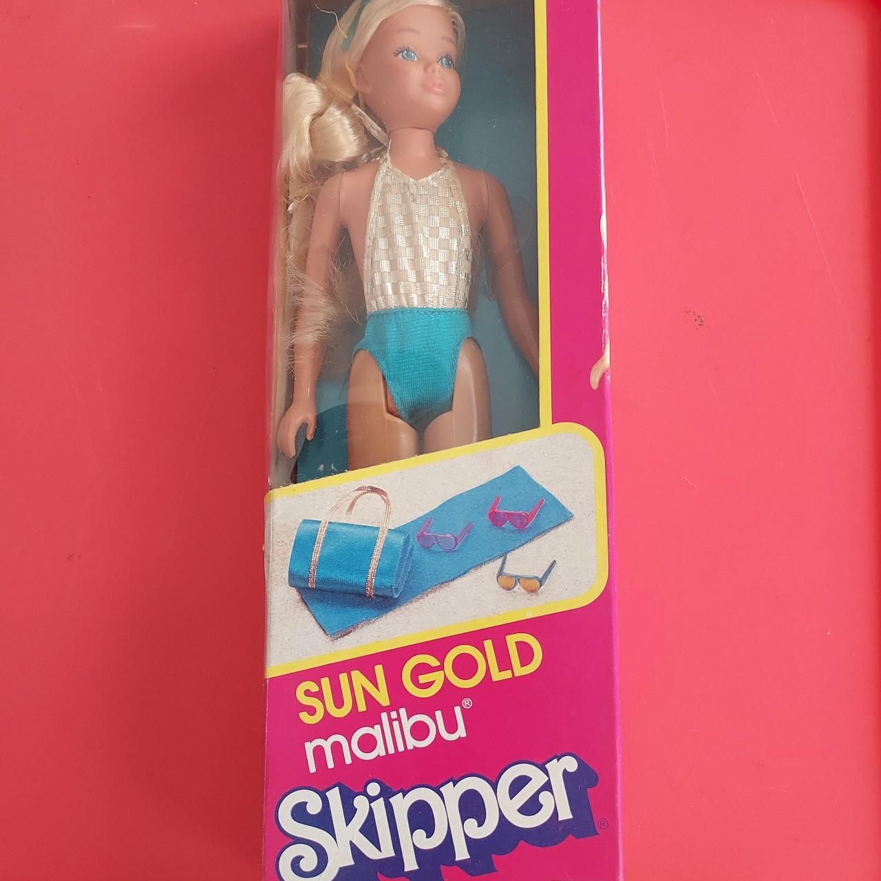 VINTAGE BARBIE new in box sun gold malibu skipper Depop