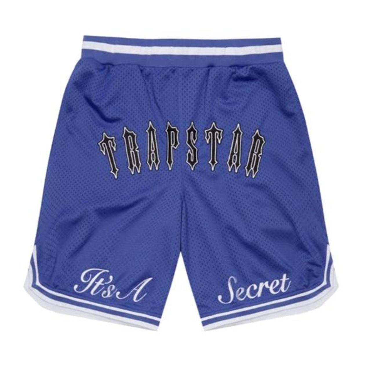 Trapstar blue/ black Basketball Shorts Never... Depop