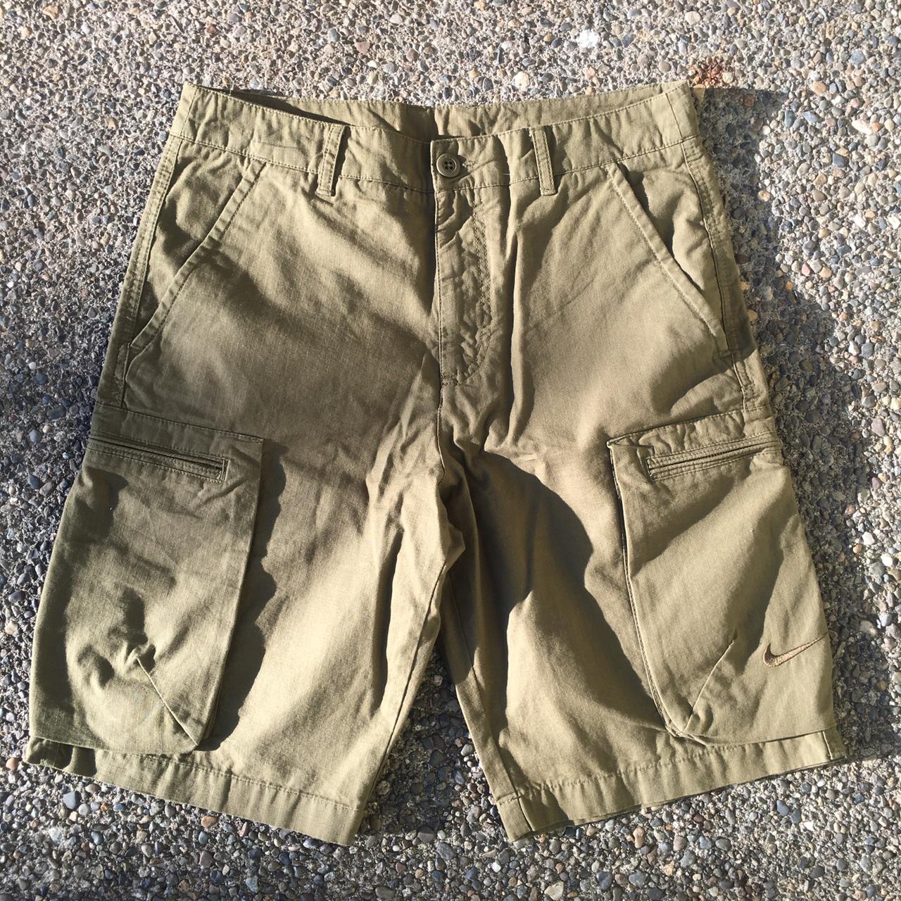 Nike cargo shorts Olive green brand new and never... Depop