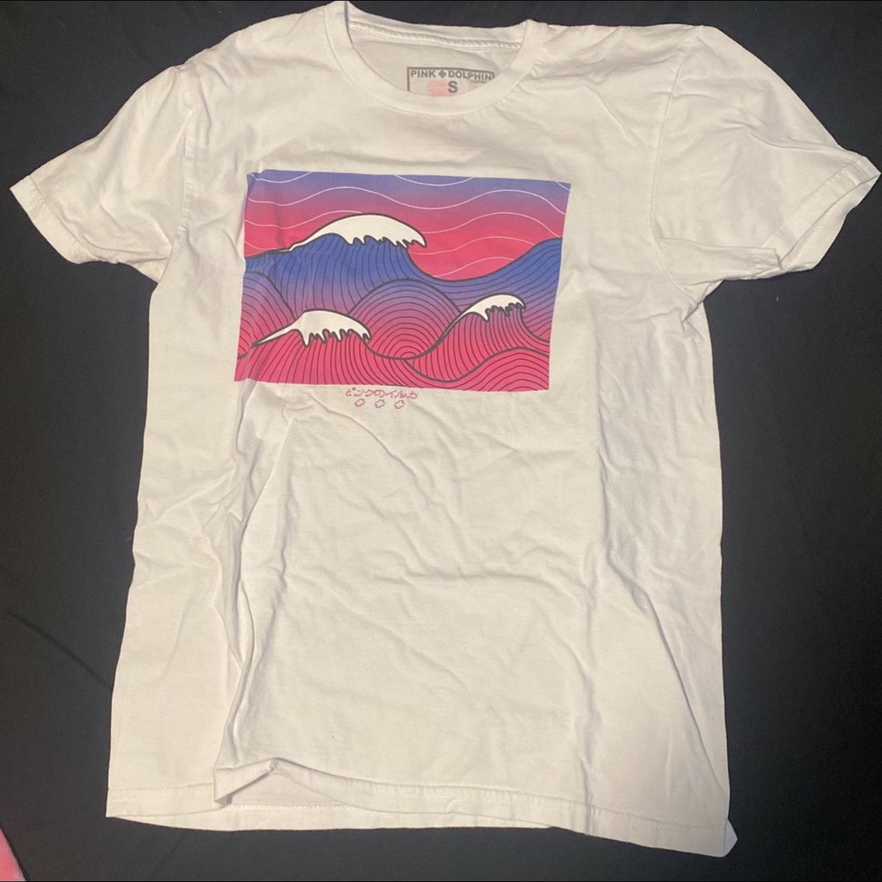 Pink dolphins - Tee Shirt Waves