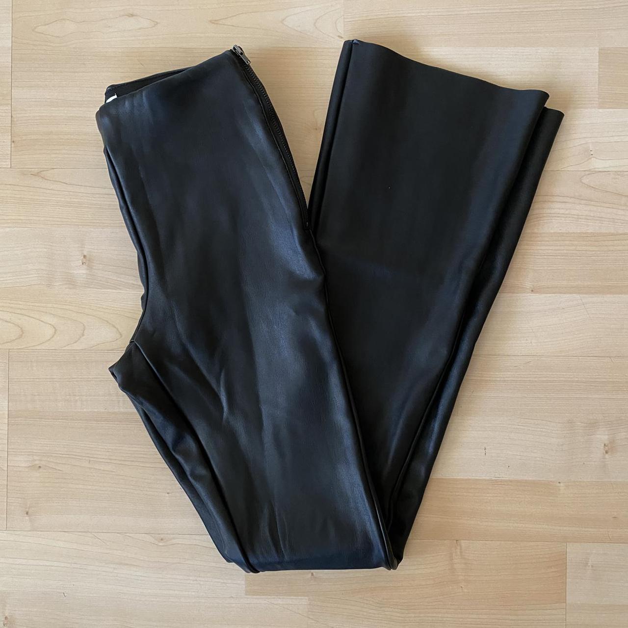Real Leather Top Shop Pants. New with tags.... Depop
