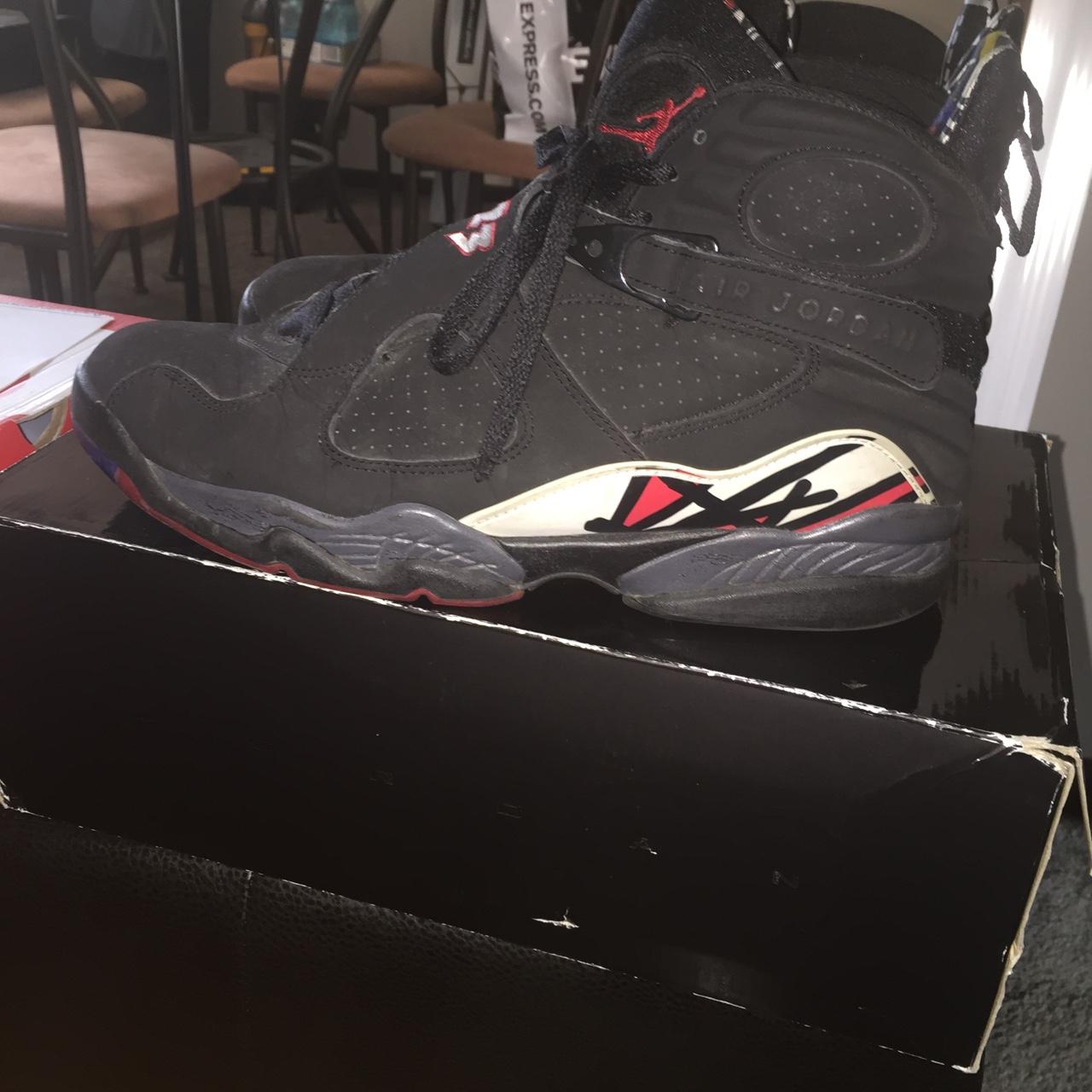 retro 8 jordans pink and black