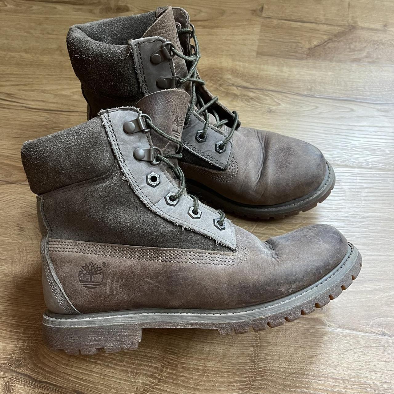 Timberland 6” double D ring boots Womens size... - Depop