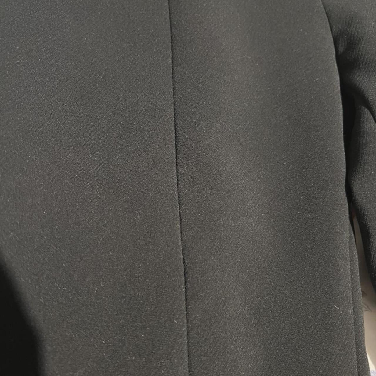 black kookai pants. a tight fit with a subtle zip... - Depop