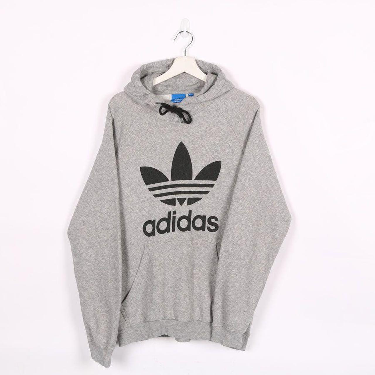 grey vintage adidas sweatshirt