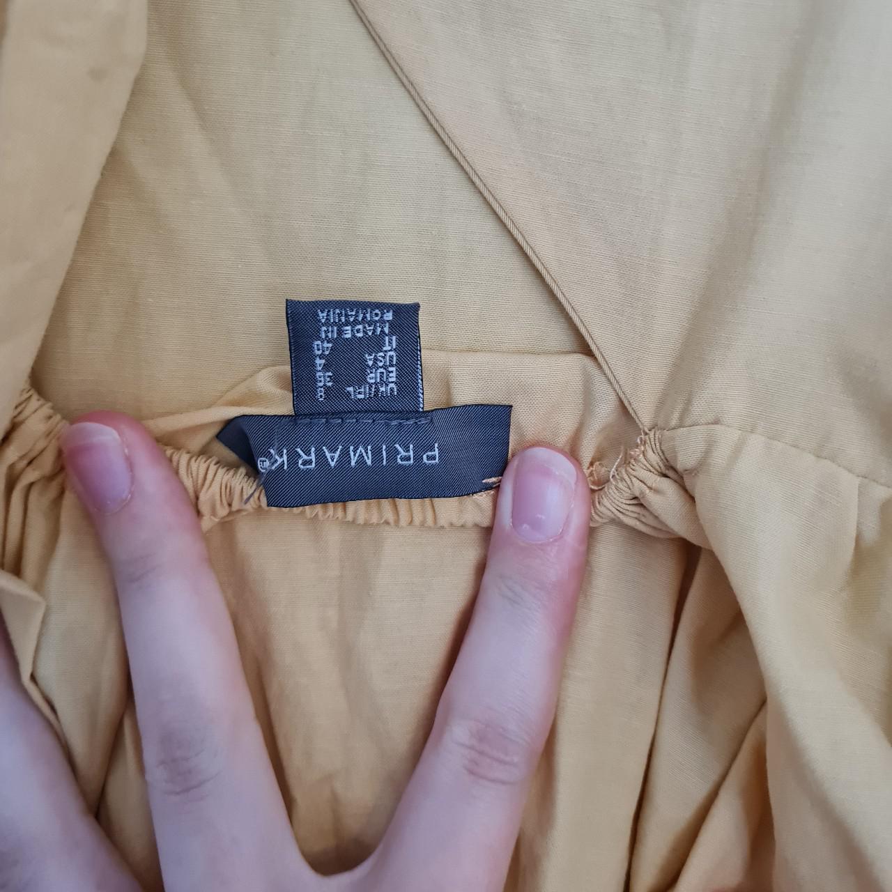 Primark yellow summer dress Midi length floaty... Depop