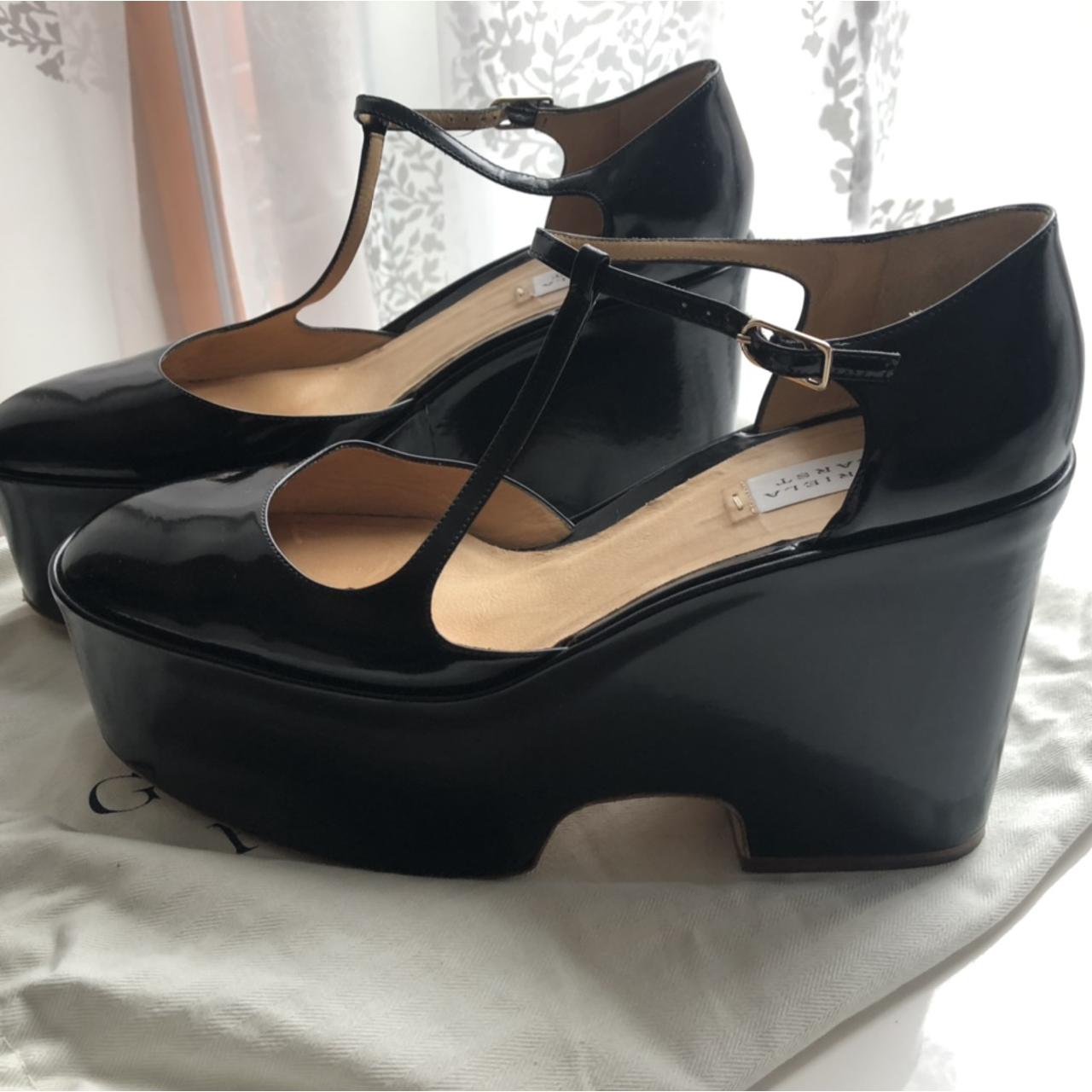 Gabriela Hearst black leather Mary Jane