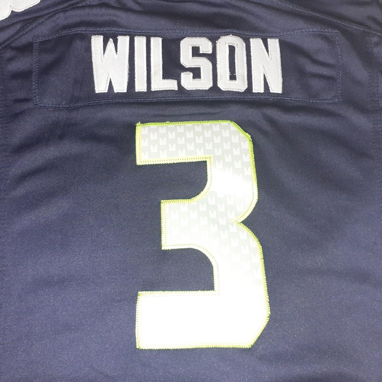 Russell Wilson Wolf Grey Seattle Seahawks jersey. - Depop