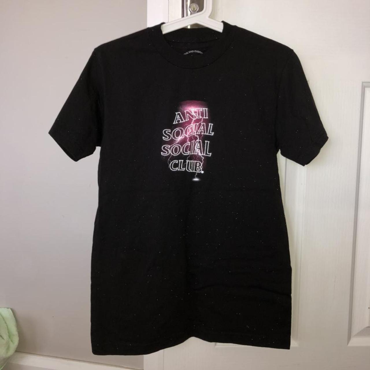 Authentic Anti Social Social Club T Shirt With Depop   P0 