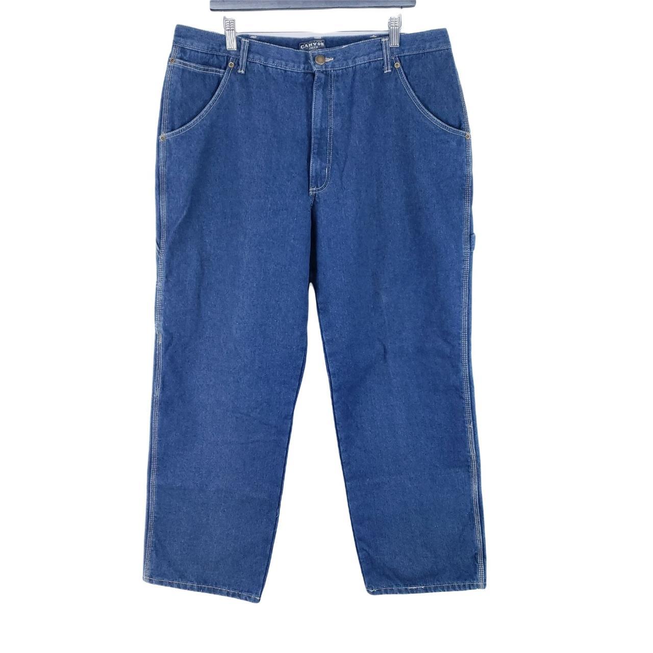 Canyon Creek Flannel Lined Jeans Men's Size 40x30... - Depop