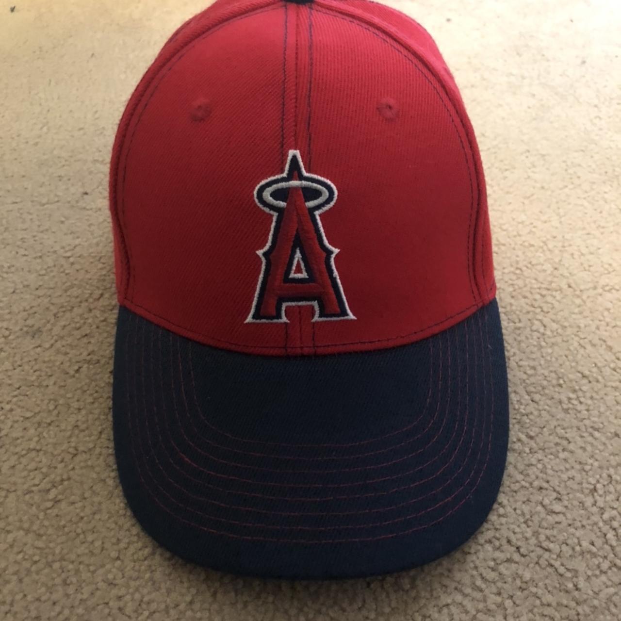 Hat from a Los Angeles Angles baseball game. Worn... - Depop