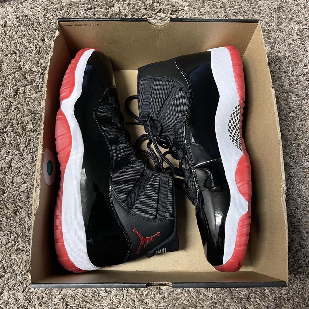 Air Jordan Bred 11 size 18 jordan bred jordan11... Depop